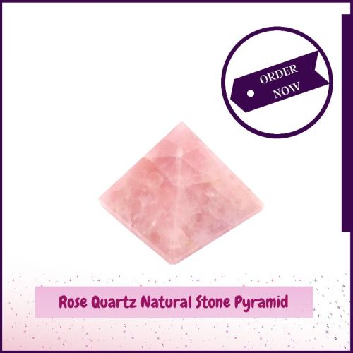 Polished Rose Quartz Pyramid 0-20mm, 20-40mm, 40-80mm
