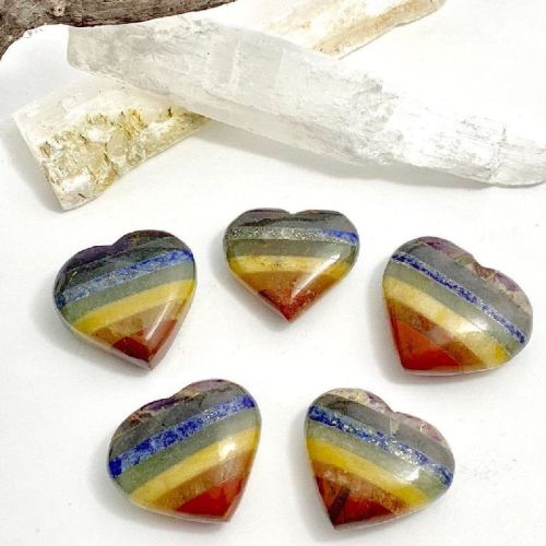 Seven Chakra Puffy Heart