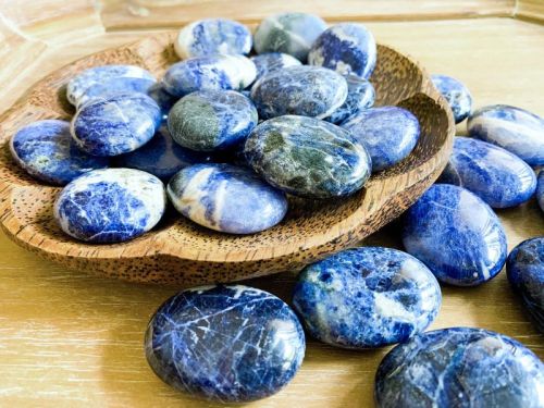 Sodalite Palm Stone, Size : 0-5mm, 10-15mm