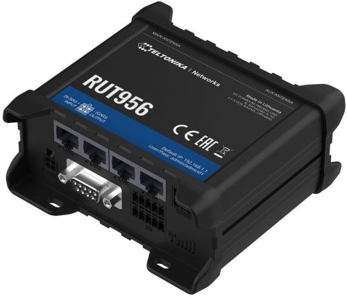 Industrial Dual SIM 4G Router RS232 RS485 Ethernet WiFi IO RUT956