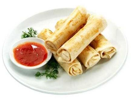 Frozen Veg Paneer Spring Roll, Packaging Type : LDPE Bags