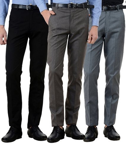 Cotton Formal Trouser, Pattern : Plain