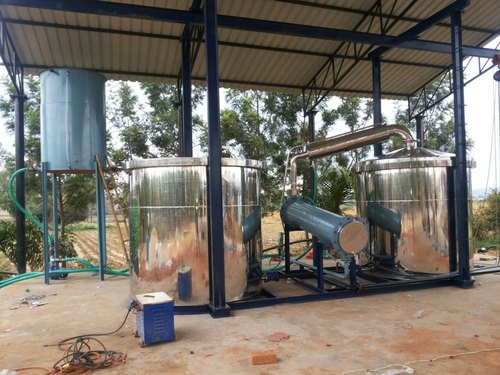 Stainless Steel Field Level Distillation Plant
