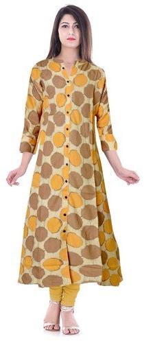 Printed Kurti, Size : L- XXL