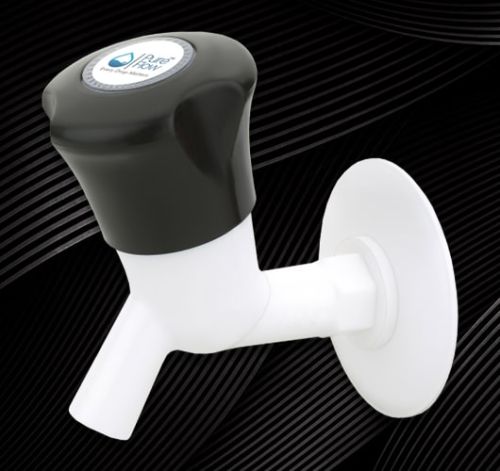 White 11101-11101 Bib Cock With Flange, For Bathroom Fittings