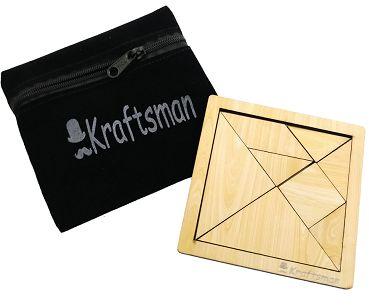 Portable Wooden Tangram Puzzle Game