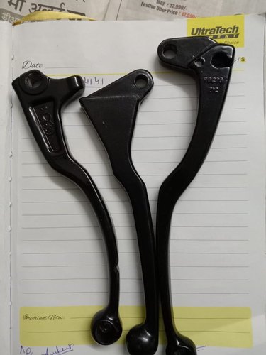 Aluminium Two Wheeler Lever Set, Color : Black