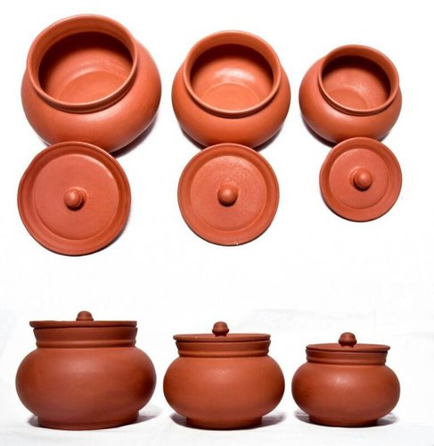 Terracotta Cookware, Color : Red