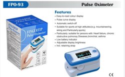Fingertip Pulse Oximeter, Display Type : Single Color LED