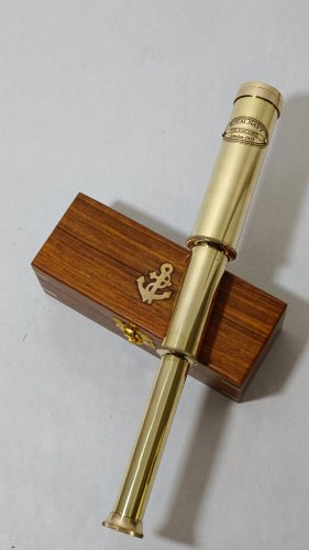 Brass Telescope, Color : Gold