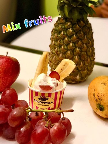 Mixed Fruits Premium Ice Cream, Packaging Type : Cup