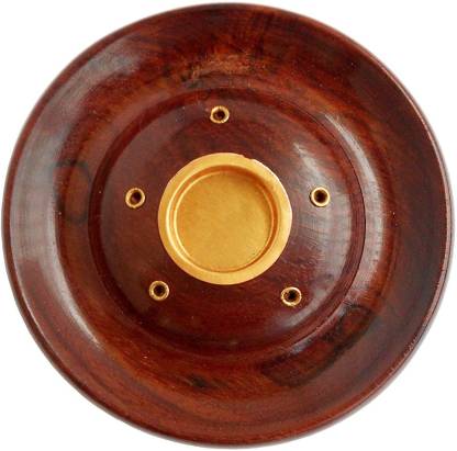 Wood Platter Shape Incense Burner, For Indoor, Working Pressure : NON