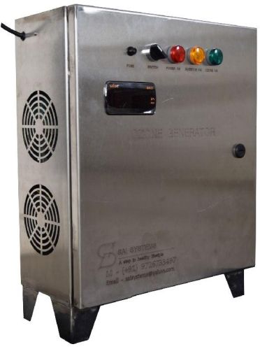 Sai Systems Stainless Steel Electric Ozone Generators, For Water Treatment, Voltage : 220V