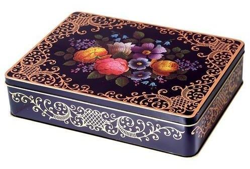 Rectangle Decorative Tin Boxes, Pattern : Printed