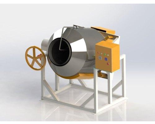 S.S-304 / S.S-316 Rotary Drum Roaster, For Industrial, Machine Type : Semi-Automatic, Automatic