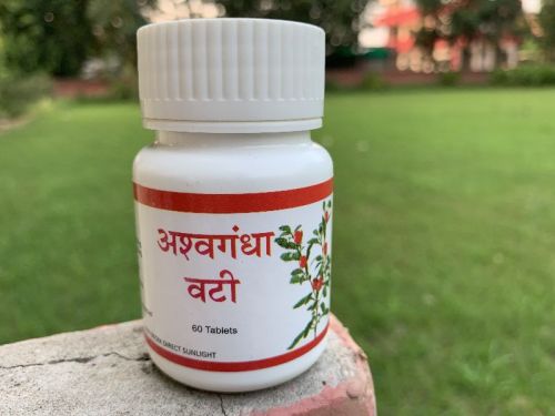 Dr.Zee Biotech Ashwagandha Vati Tablets, Packaging Type : Bottle