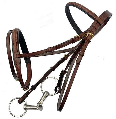 Plain Leather Horse Bridles, Color : Black, Brown