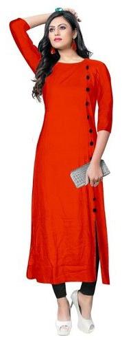 Cotton Printed Ladies Kurti, Size : M, XL, XXL