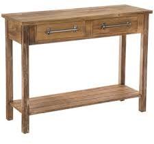 Rectangular Wooden Console Table, For Hotel, Home, Pattern : Plain