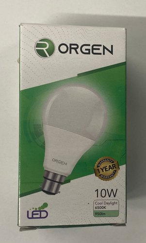 350-400 GSM Bleached Kraft Paperboard LED Bulb Packaging Box, Type Of Printing : Lens Effect