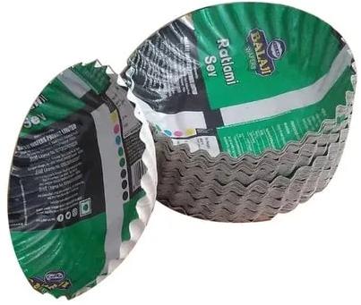 6 Inch Green Laminated Paper Plates, Shape : Round