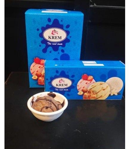 Chocolate Brownie Fudge Ice Cream, Packaging Type : Box