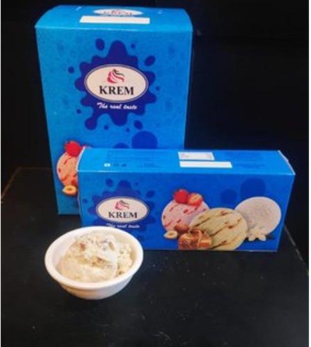 Krem Roasted Almond Ice Cream, Packaging Type : Box