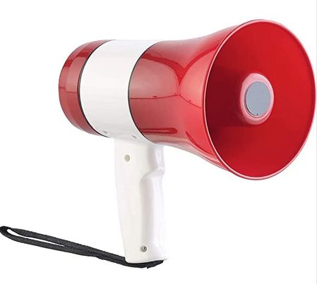 Plastic Polished Plain Hand Held Megaphone, Size : Standard
