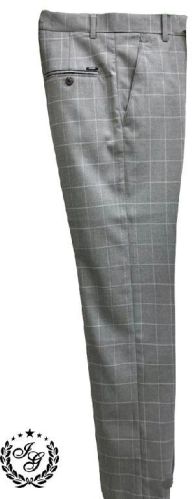 Plain Cotton Formal Check Trouser, Waist Size : 30-40inch