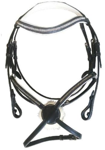 Plain Leather BR-004 Mexican Bridle, For Horse Riding