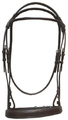 Polished Leather BR-035 Snaffle Bridle, For Tie Up An Animal, Size : Standard