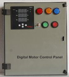 Metal Digital Motor Control Panel, For Industrial, Color : Grey