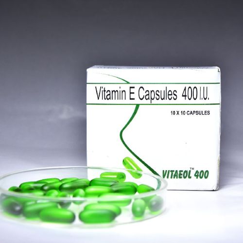 Vitaeol Vitamin E Soft Capsules, For Eye Health, Certification : FSSAI Certified