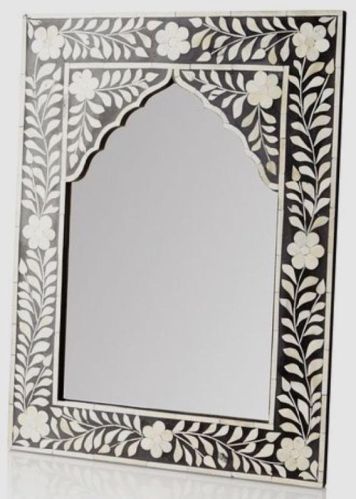 Marrakech Grids Bone Inlay Mirro R