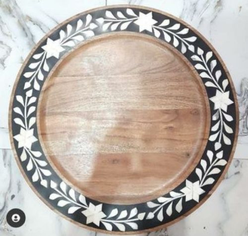 Mother Of Pearl Serving Trays, For Homes, Hotels, Restaurants, Banquet, Wedding, Pattern : Wood
