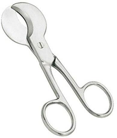 Polished Stainless Steel Umbilical Scissor, For Clinical, Hospital, Size : 4inch, 6inch, 8inch