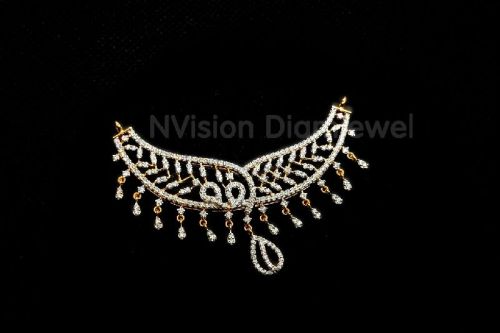 Natural Diamonds Fancy Dangling Mangalsutra Pendant, Occasion : Wedding Wear