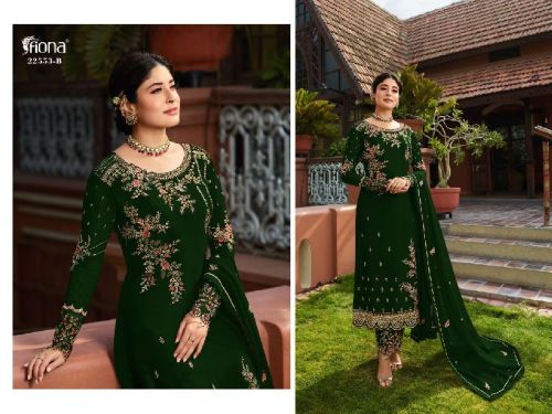 Georgette Salwar Suits Fiona D.No.22553, Technics : Embroidery Work