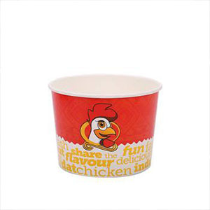 500ml Paper Food Bucket, Color : Multiocolor