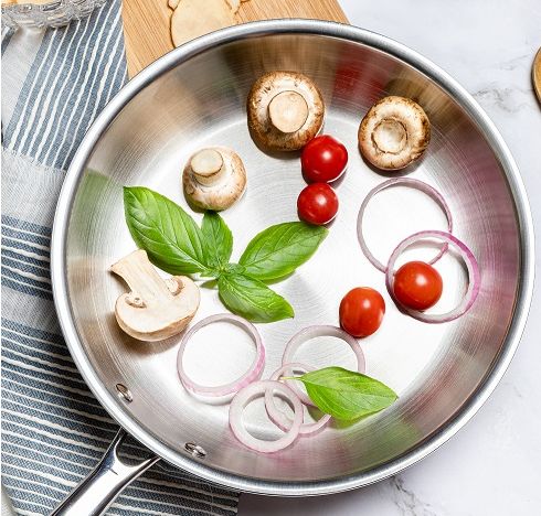 Aurum Alunimum Tri-Ply Taper Frypan, Certification : ISI Certified