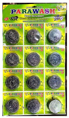 Parawash 16g Stainless Steel Scrubber, Packaging Type : Packet