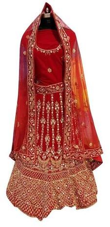 Valvat Designer Lehenga Choli, Occasion : Wedding Wear