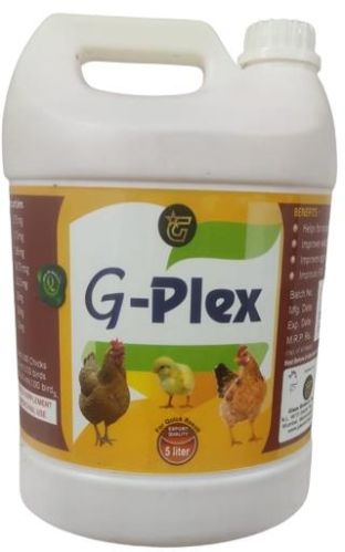 G Plex Broiler Feed Supplement, Packaging Size : 5ltr.