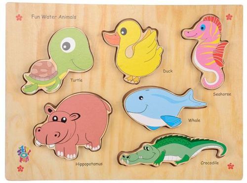 Fun Raised Identification Trays - Water Animals