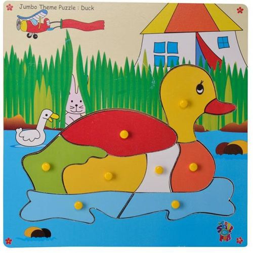 MDF Jumbo Theme Puzzle, For Mind Growth, Color : Multicolor