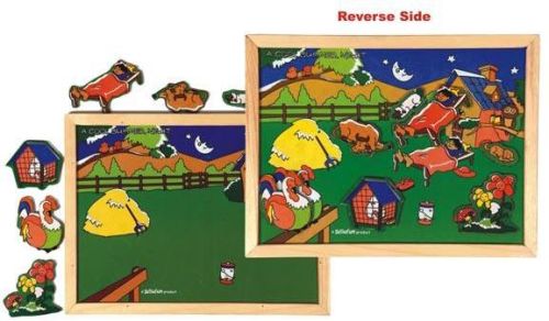 MDF Magnetic Twin Play Tray, For Kids Playing