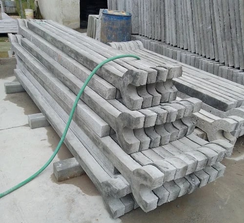 Polished RCC Fence Poles, Color : Grey