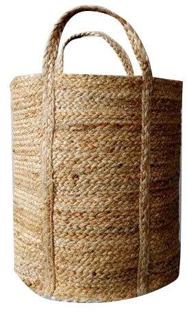Jute Laundry Bag, For Good Quality, Attractive Pattern, Pattern : Plain