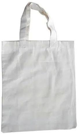 Cotton Plain Bag, For Shopping, Color : White