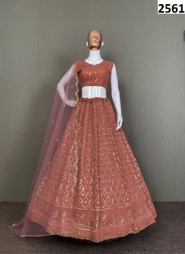 Lehenga Choli 2561, Color : Maroon